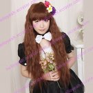 Lolita Wave Wig Inspired by Fluffy Brown 100cm Full Fringe Princess