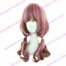Lolita Wig Inspired by Amo Style Coffee and Pink Mixed Color 60cm Sweet Casual