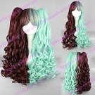 Lolita Wig Inspired by Cute Sweety Brown and Green Mixed Color Punk