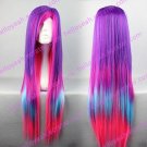 Lolita Wig Inspired by Fashion Mixed Colr 80cm Punk