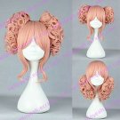 Lolita Wig Inspired by Little Girl Pink and Golden Mixed Color 35cm Sweet