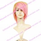 Lolita Wig Inspired by Pink and Yellow Mixed Color 38cm Cosplay