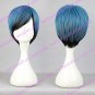 Lolita Wig Inspired by Zipper Blue Gal Gradient Color 32cm Oji