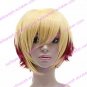 Lolita Wig Inspired by Zipper Golden and Wine Red Mixed Color 45cm Punk