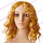 Mono Top 100% Indian Remy Blonde Curly Wig