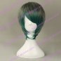 Peafowl Style Gray and Green Gradient 35cm Oji Lolita Wig