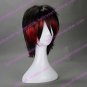 Punk Style Black and Red Mixed Color 35cm Oji Lolita Wig
