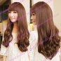 Zipper Brown 80cm Princess Lolita Wave Wig