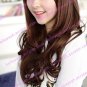 Zipper Light Brown 70cm Casual Lolita Wave Wig