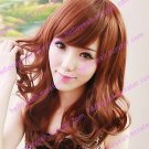 Zipper Brown 60cm Sweet Lolita Curly Wig