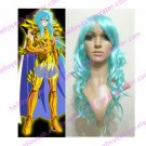 Saint Seiya Pisces Aphrodite Gold Cloths Cosplay wig