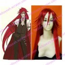 Black Butler Kuroshitsuji Cosplay Grell Sutcliff Custom Made Cosplay Wig
