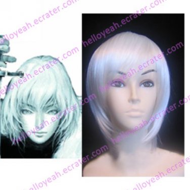 Castlevania Soma Cruz White Cosplay Wig