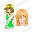 Deep Gold 35cm Gundam Seed Cagalli Yula Athha Nylon Cosplay Wig