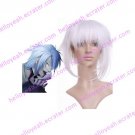 Silver Hakuouki Shinsengumi Kitan Okita Souji 35cm Anime Nylon Cosplay Wig