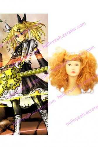 Vocaloid Kagamine Rin 50cm Curly Cosplay Wig