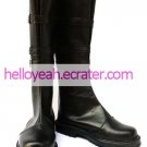 Black 1 35'' Heel Faux Leather Cosplay Shoes