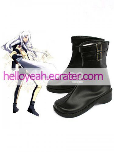 Black 2 Heel Reborn Superbia Squalo Faux Leather Cosplay Shoes