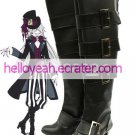 Black 3 12 Heel Kuroshitsuji UnderTaker Faux Leather Cosplay Shoes