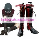 Black Butler Ciel Imitated Leather Rubber Cosplay Boots