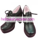 Black Butler Ciel Imitated Leather Rubber Cosplay Shoes