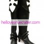 Black D.Gray-man 2 34'' Heel Faux Leather Cosplay Shoes