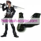 Black Final Fantasy VIII Squall Leonhart PU Lolita Boots