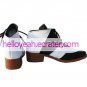 Black White 2 Heel TIGER & BUNNY Wild Tiger Faux Leather Cosplay Shoes