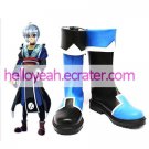 Blue 1 35'' Heel Morichika Rinnosuke Faux Leather Cosplay Shoes
