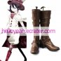 Coffee 2 Heel Mephisto Ao no Exorcist Faux Leather Cosplay Shoes