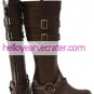 Coffee 2 Heel Mephisto Ao no Exorcist Faux Leather Cosplay Shoes