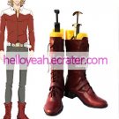 Deep Red 2 Heel TIGER & BUNNY Barnaby Brooks Faux Leather Cosplay