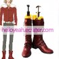 Deep Red 2 Heel TIGER & BUNNY Barnaby Brooks Faux Leather Cosplay
