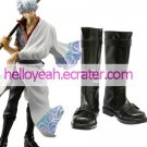 Gin Tama Sakata Gintoki Imitated Leather Foam Cosplay Shoes
