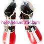 Kingdom Hearts II Sora Imitated Leather Foam Cosplay Shoes red and black