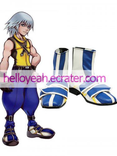 Kingdom Hearts Riku Imitated Leather Cosplay Shoes