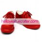 Mitsubishi A6M Zero Red Faux Leather 1 15'' High Heel Lace-Up Cosplay Shoes