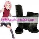 Naruto Haruno Sakura Imitated Leather Rubber Cosplay Shoes1