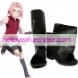Naruto Haruno Sakura Imitated Leather Rubber Cosplay Shoes1