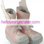 Pink Wing Round Toe Ankle Length Platform PU Lolita Boots
