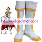 Star Driver White Faux Leather Cosplay Shoes