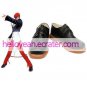 The King of Fighters Iori Yagami Black Faux Leather 1 12'' High Heel Cosplay Shoes