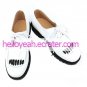 White 1 12 Heel Ookami-san to Shichinin no Nakama-tachi Urashima Taro Faux Leather Cosplay Shoes
