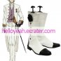 White 1 35'' Heel Kuroshitsuji Faux Leather Cosplay Shoes