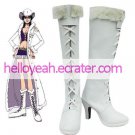 White 2 34'' Heel One Piece NICO Robin Faux Leather Cosplay Shoes