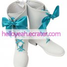 White Card Captor Sakura 2'' Heel Faux Leather Cosplay Shoes