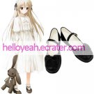 Yosuga no Sora Black 1 15'' Heel Faux Leather Cosplay Shoes