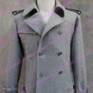 Twilight Edward Cullen Grey Pea Coat Peacoat Version 2