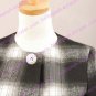 Twilight New Moon Alice Grey Striped Long Coat Costume