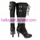 Cosplay Boots Inspired by Hetalia Prussia Gilbert Beilschmidt High Heels
